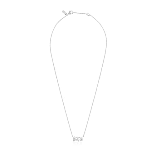 Gargantilla de plata y detalle Bold Bear