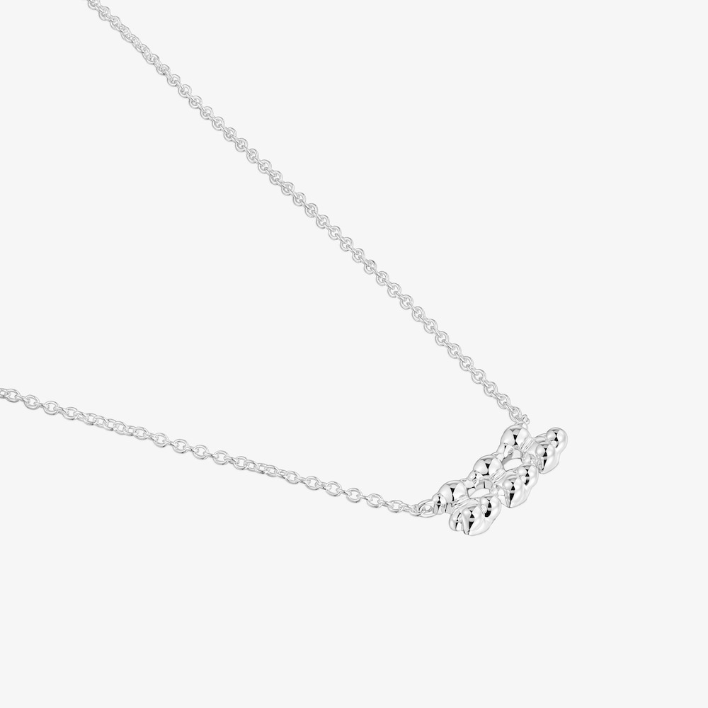 Gargantilla de plata y detalle Bold Bear