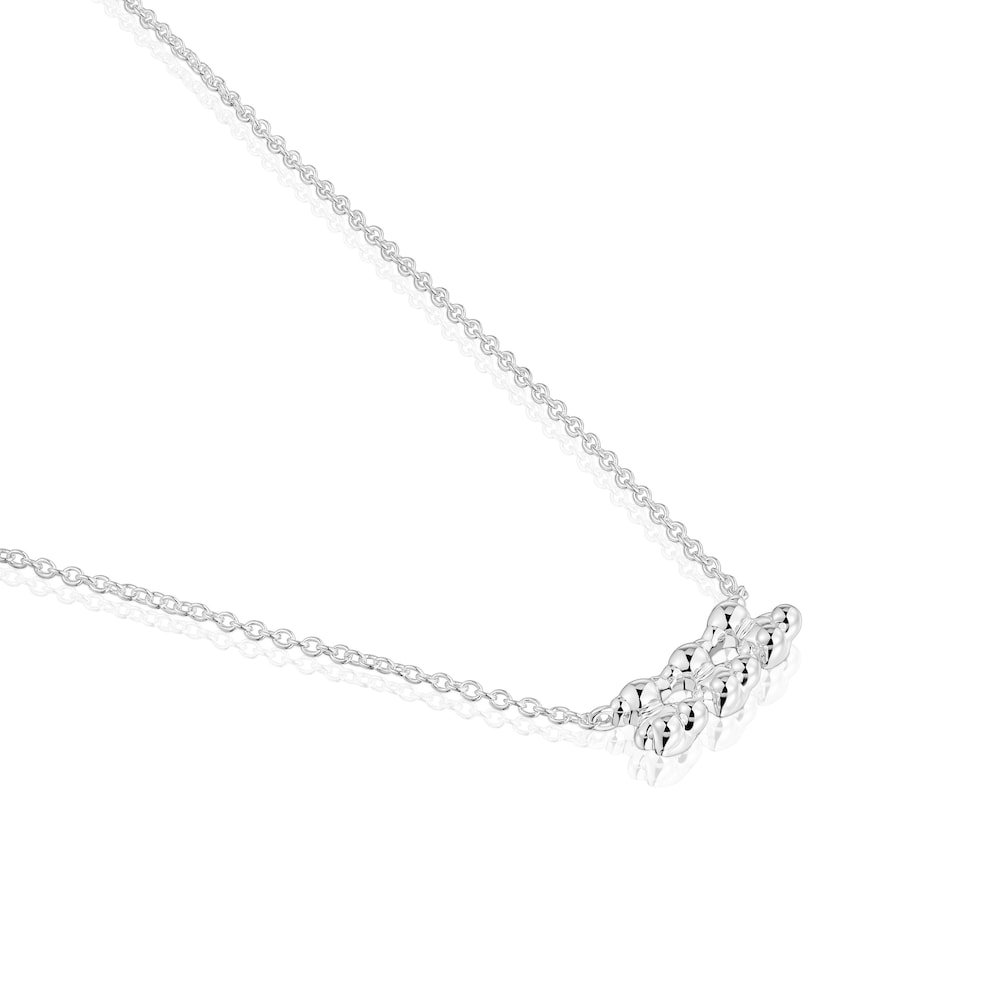 Gargantilla de plata y detalle Bold Bear Gargantilla de plata y detalle Bold Bear