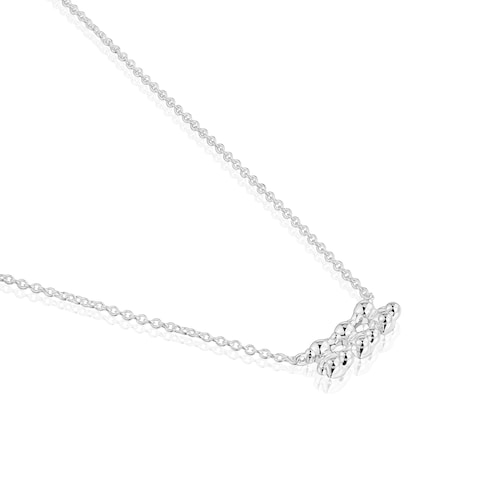 Gargantilla de plata y detalle Bold Bear