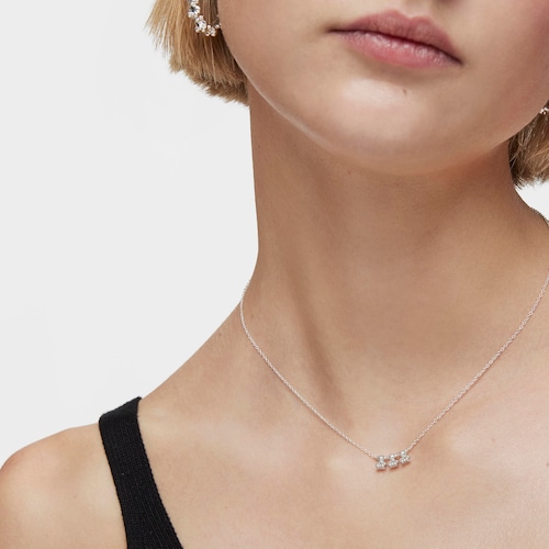 Gargantilla de plata y detalle Bold Bear