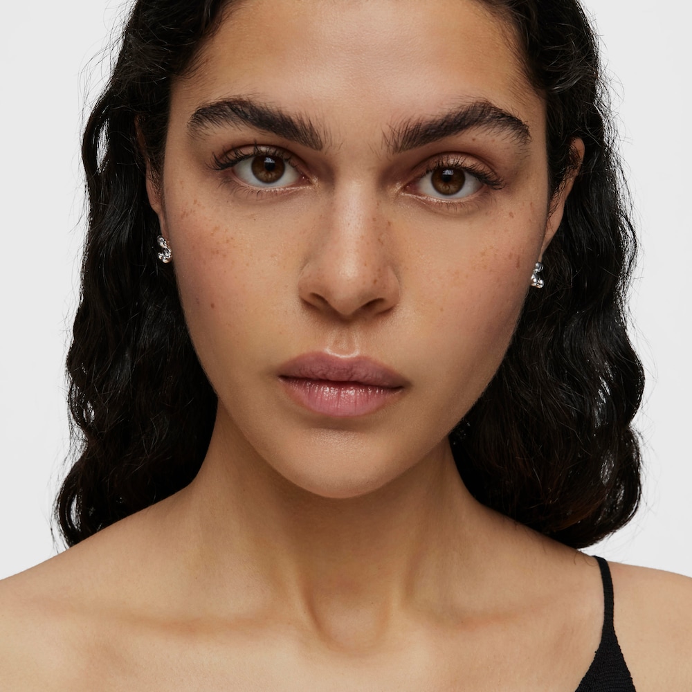 Pendientes oso de plata 10 mm Bold Bear