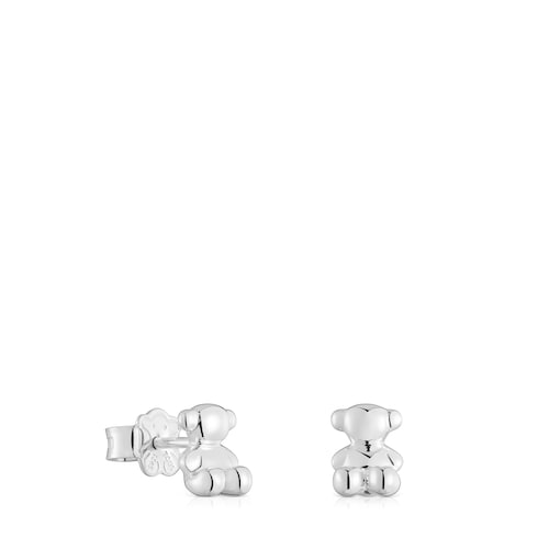 Pendientes oso de plata 7,2 mm Bold Bear