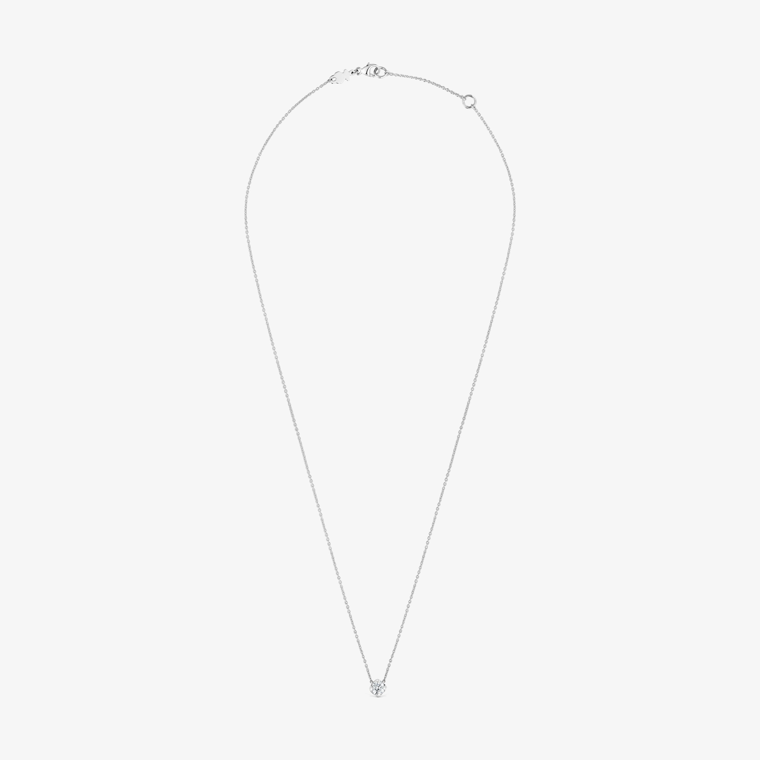 Platinum Choker with lab-grown diamond Les Classiques LGD