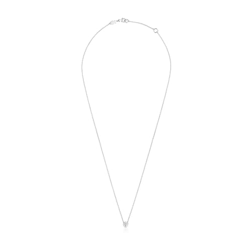 Gargantilla de platino con diamante creado en laboratorio Les Classiques LGD