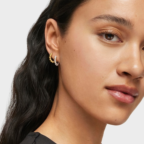 Small silver Hoop earrings Gloss