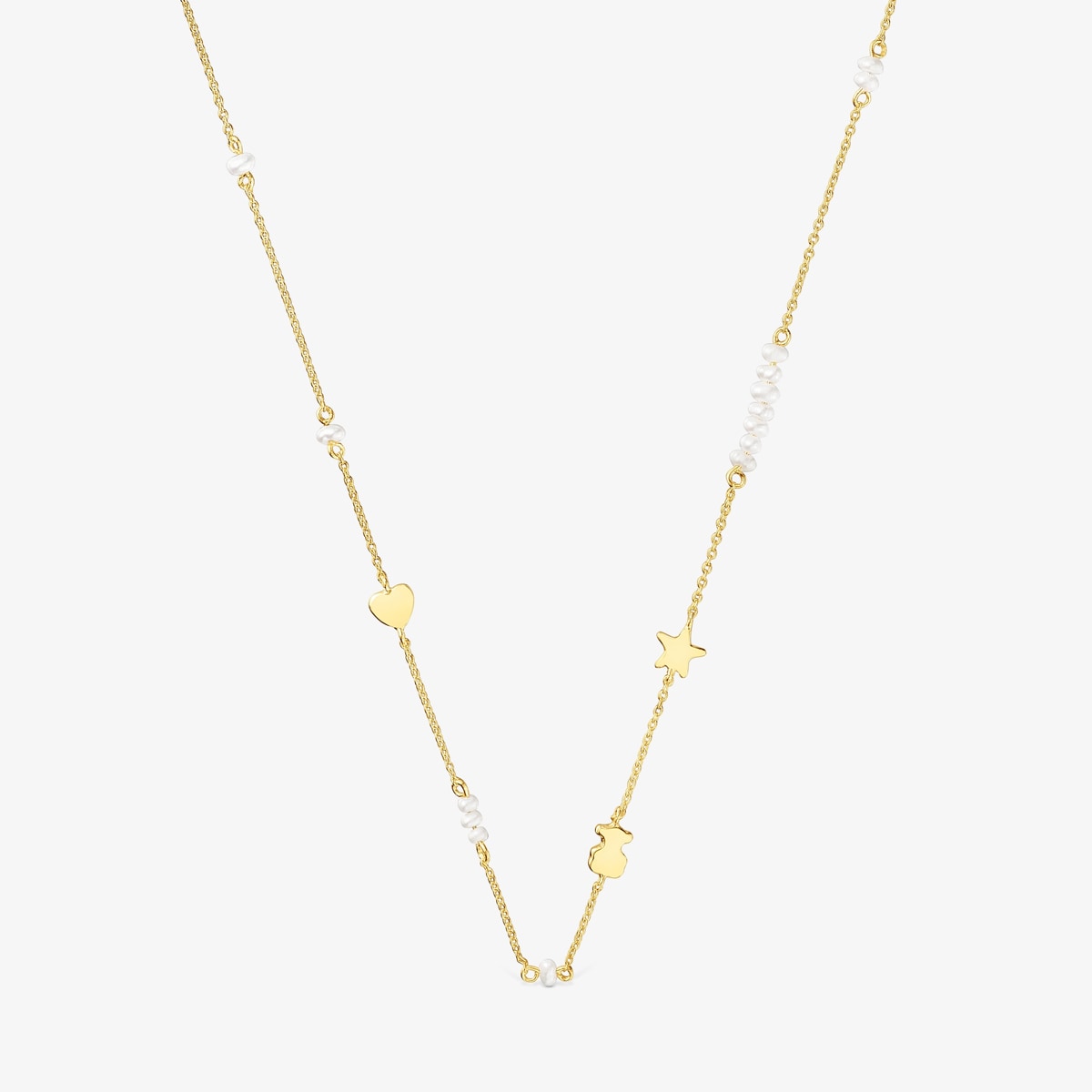 Tous - Gargantilla De Oro Con Motivos Y Perlas Cultivadas Sweet Dolls - Blanco