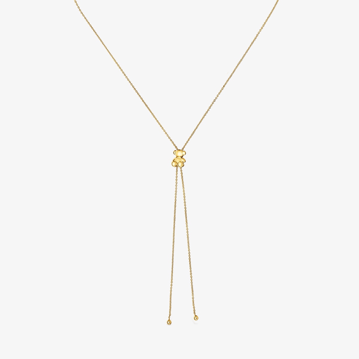 Tous - Collar Mediano Con Baño De Oro 18 Kt Sobre Plata Y Motivo Oso Bold Bear - Dorado