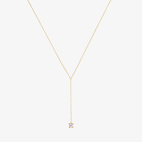 Colar curto em ouro e tanzanite Color Pills