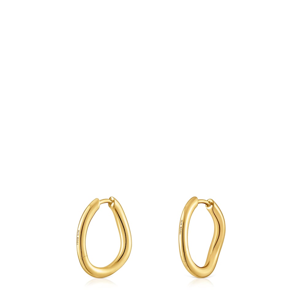 11 mm gold hoop earrings New Hav image number 2