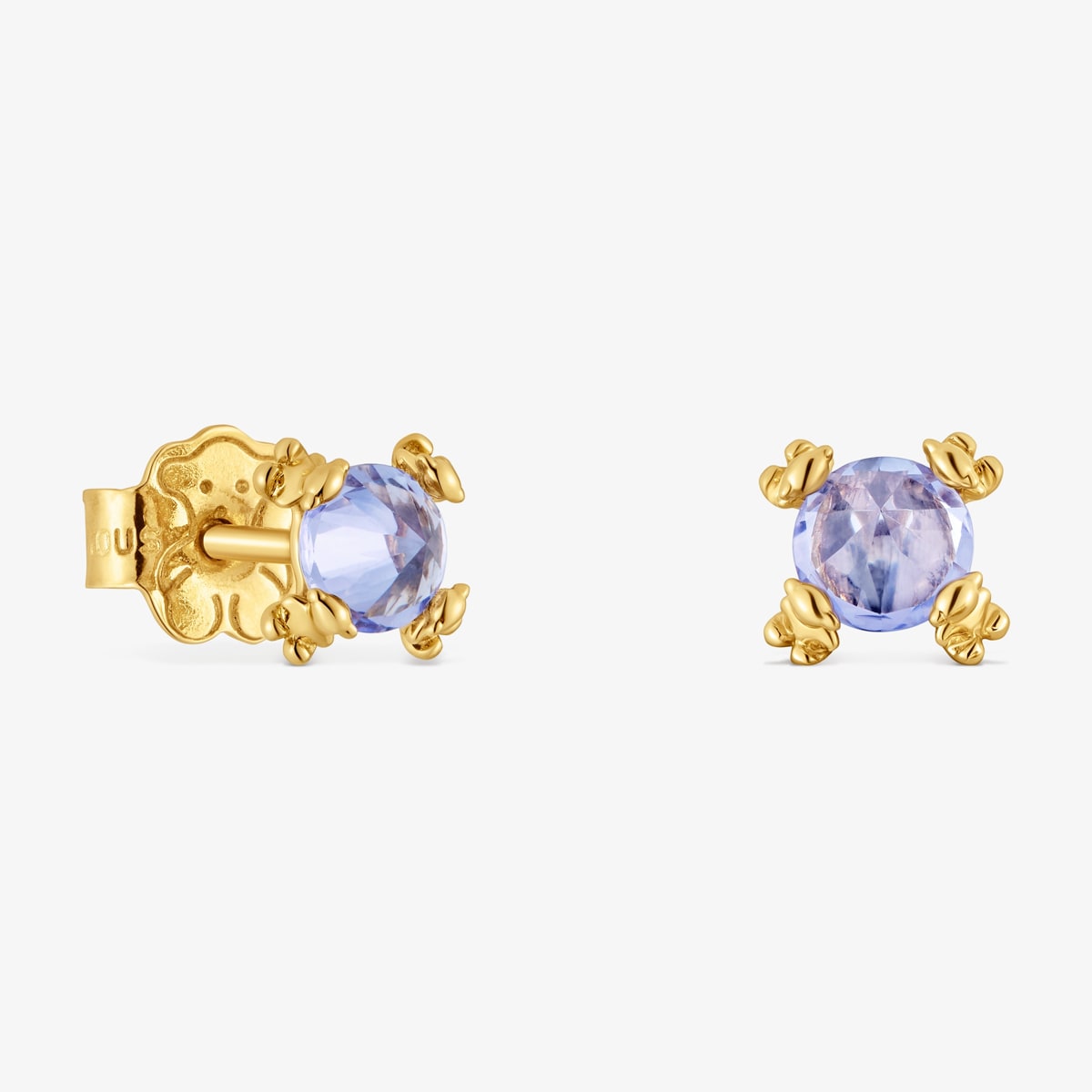 Tous - Pendientes De Oro Y Tanzanita Color Pills - Lila