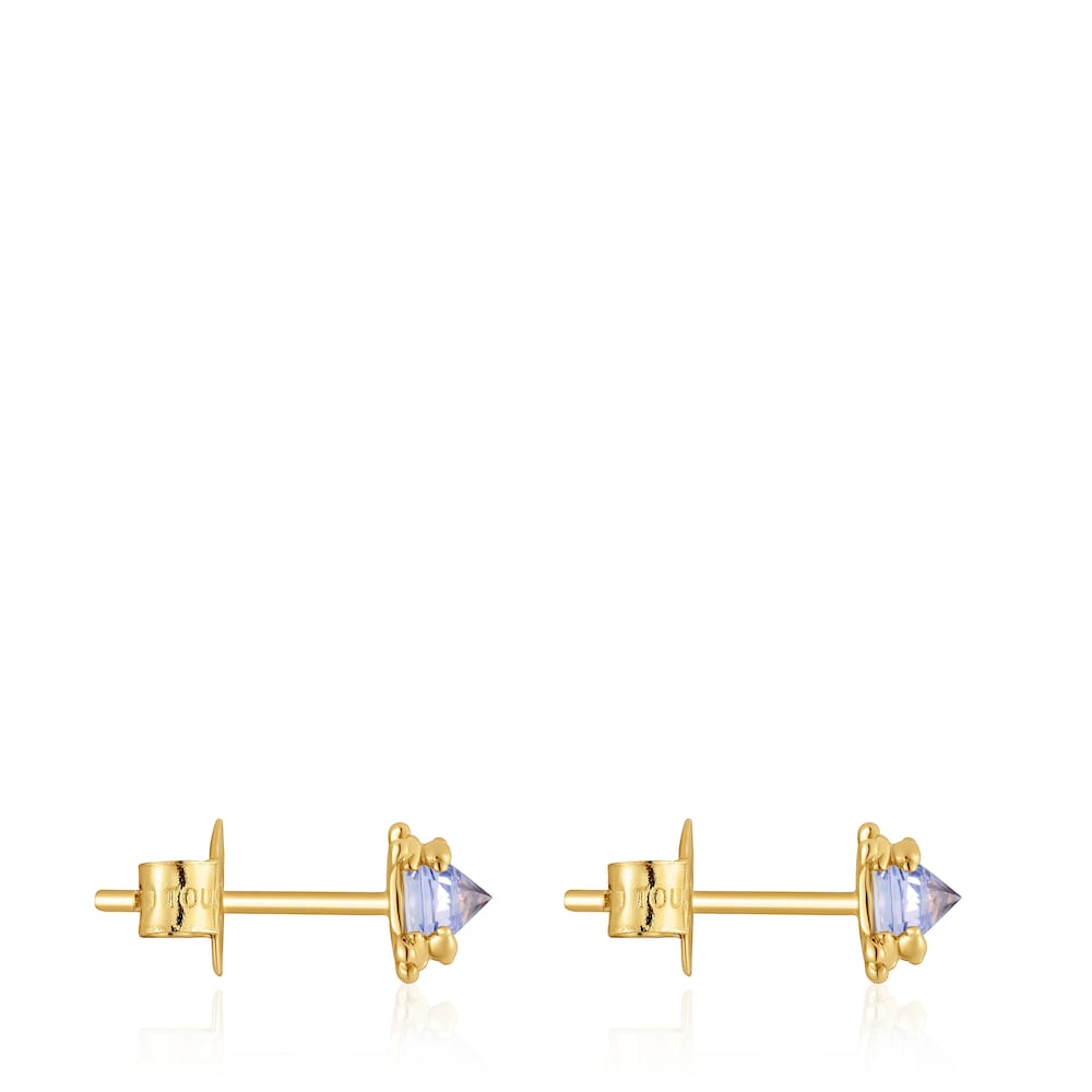 Pendientes de oro y tanzanita Color Pills Pendientes de oro y tanzanita Color Pills
