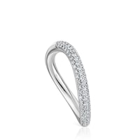 White gold gradient ring with diamonds New Hav