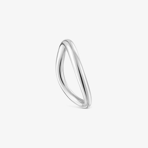 18K white gold gradient ring New Hav