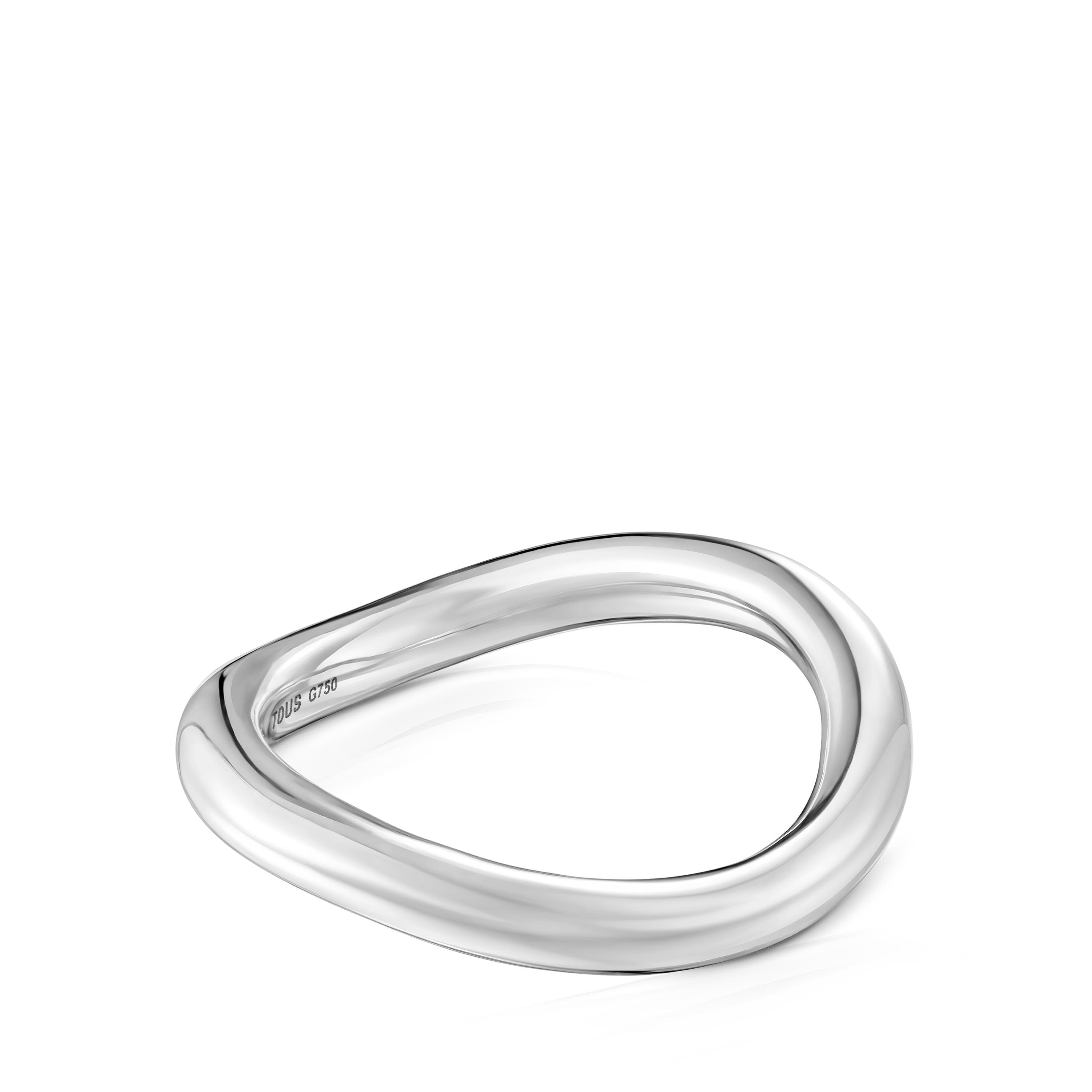 White gold gradient ring New Hav