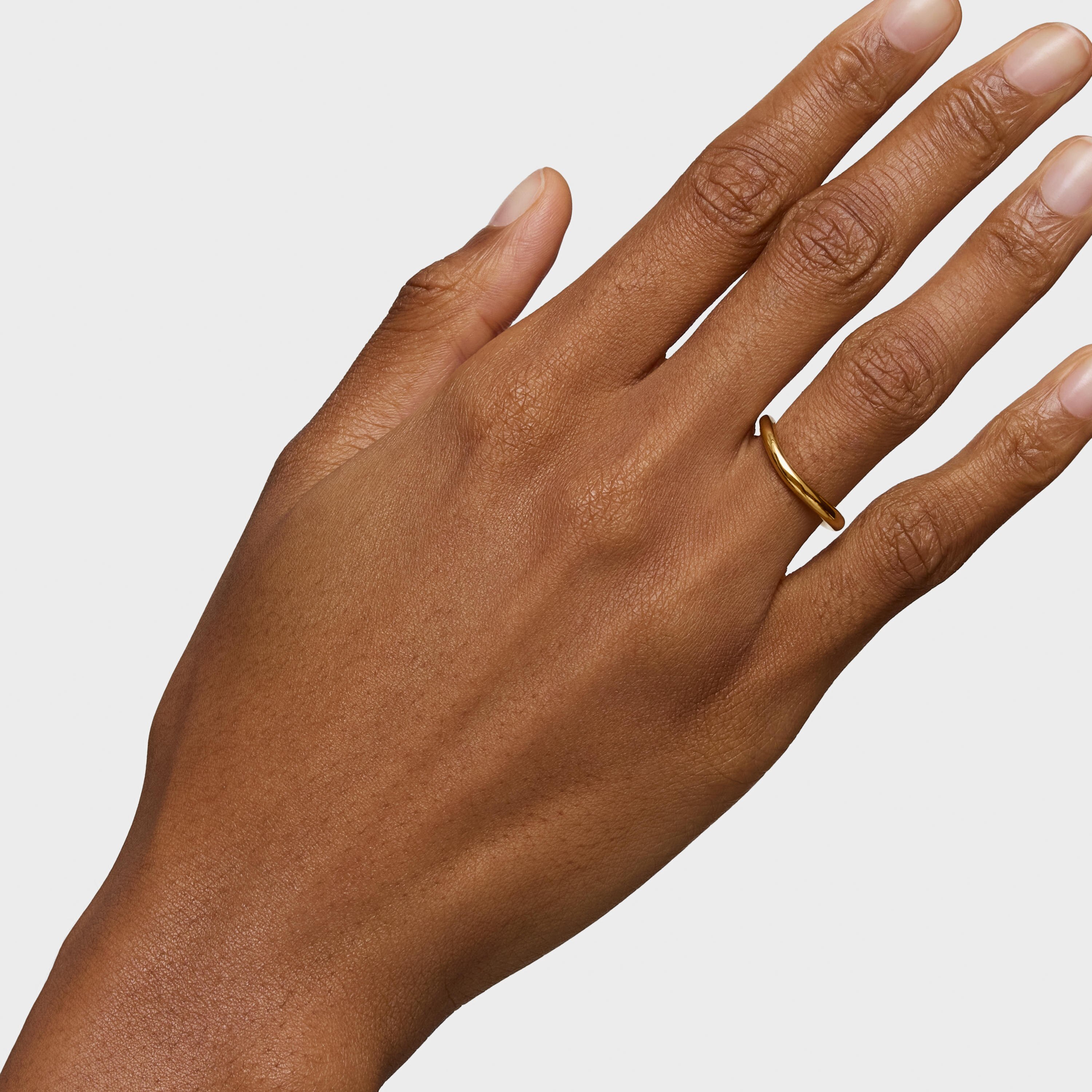18K solid gold gradient ring New Hav