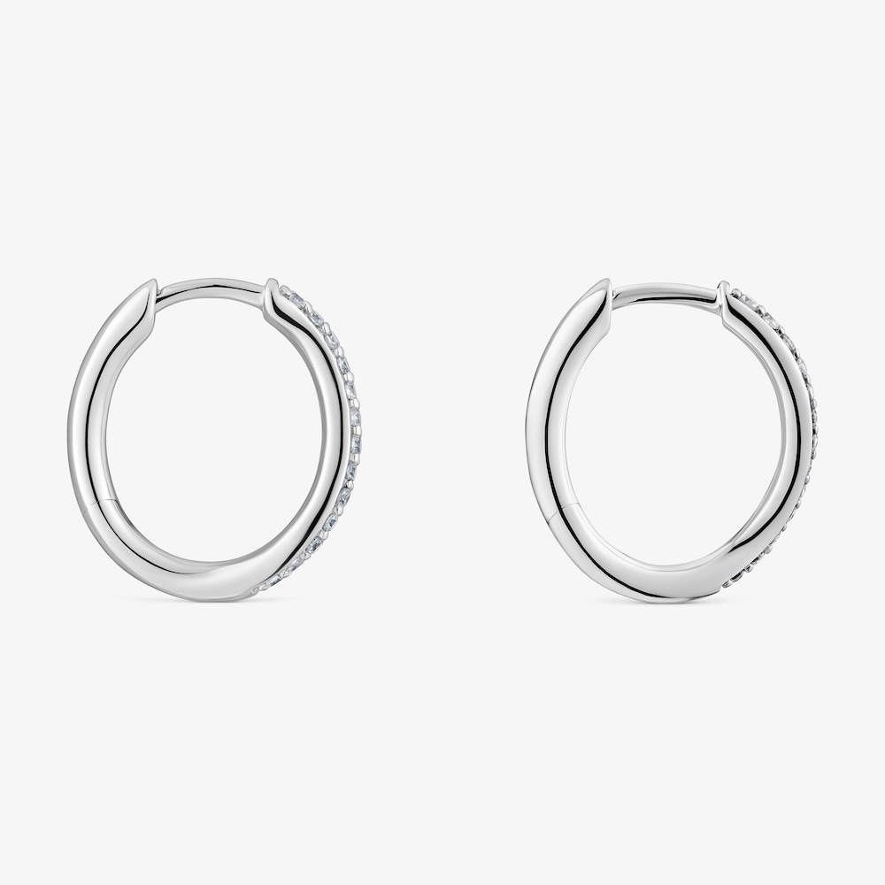 Obručov&eacute; n&aacute;u&scaron;nice z&nbsp;bieleho zlata s&nbsp;diamantmi New Hav