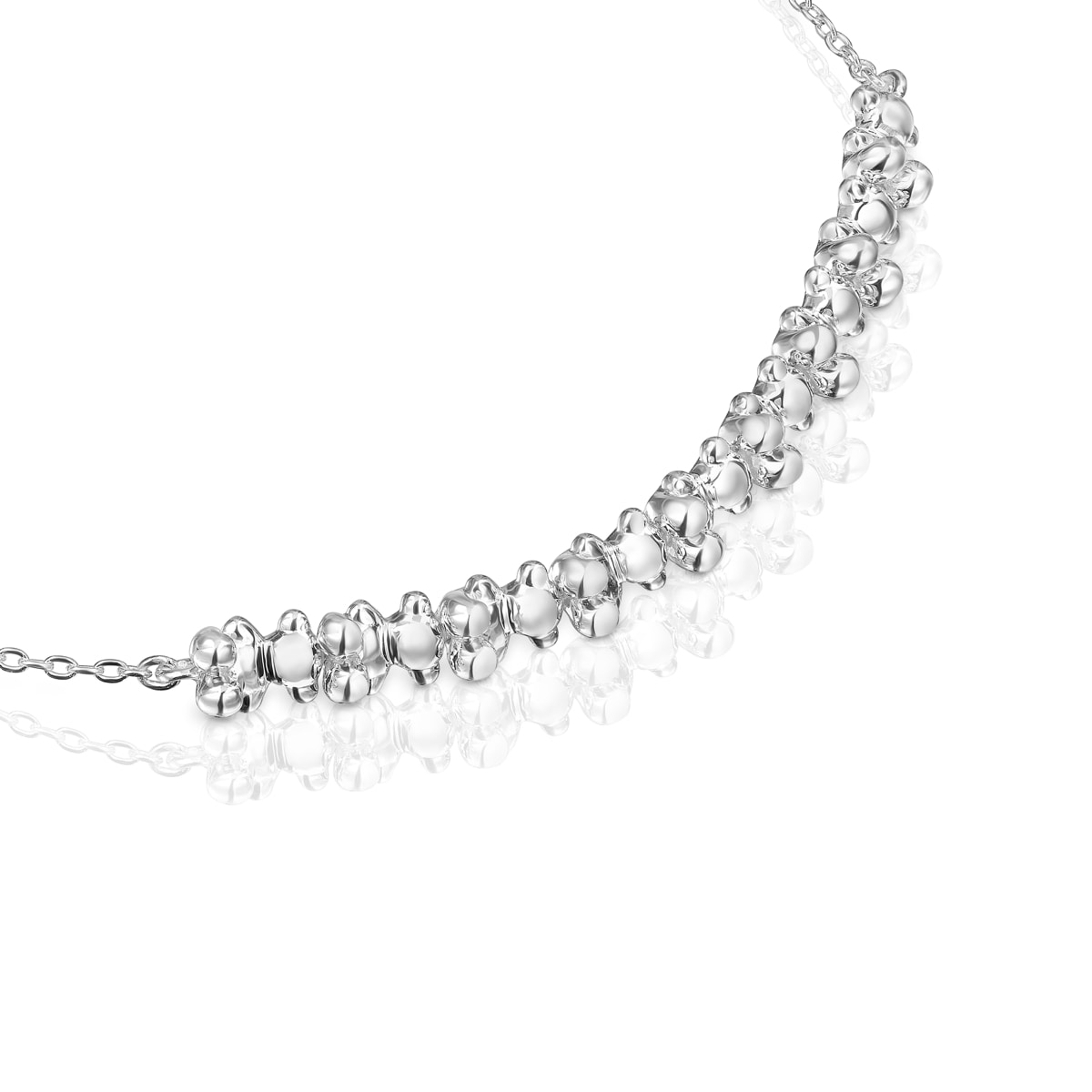 Bold Bear Silver chain Bracelet