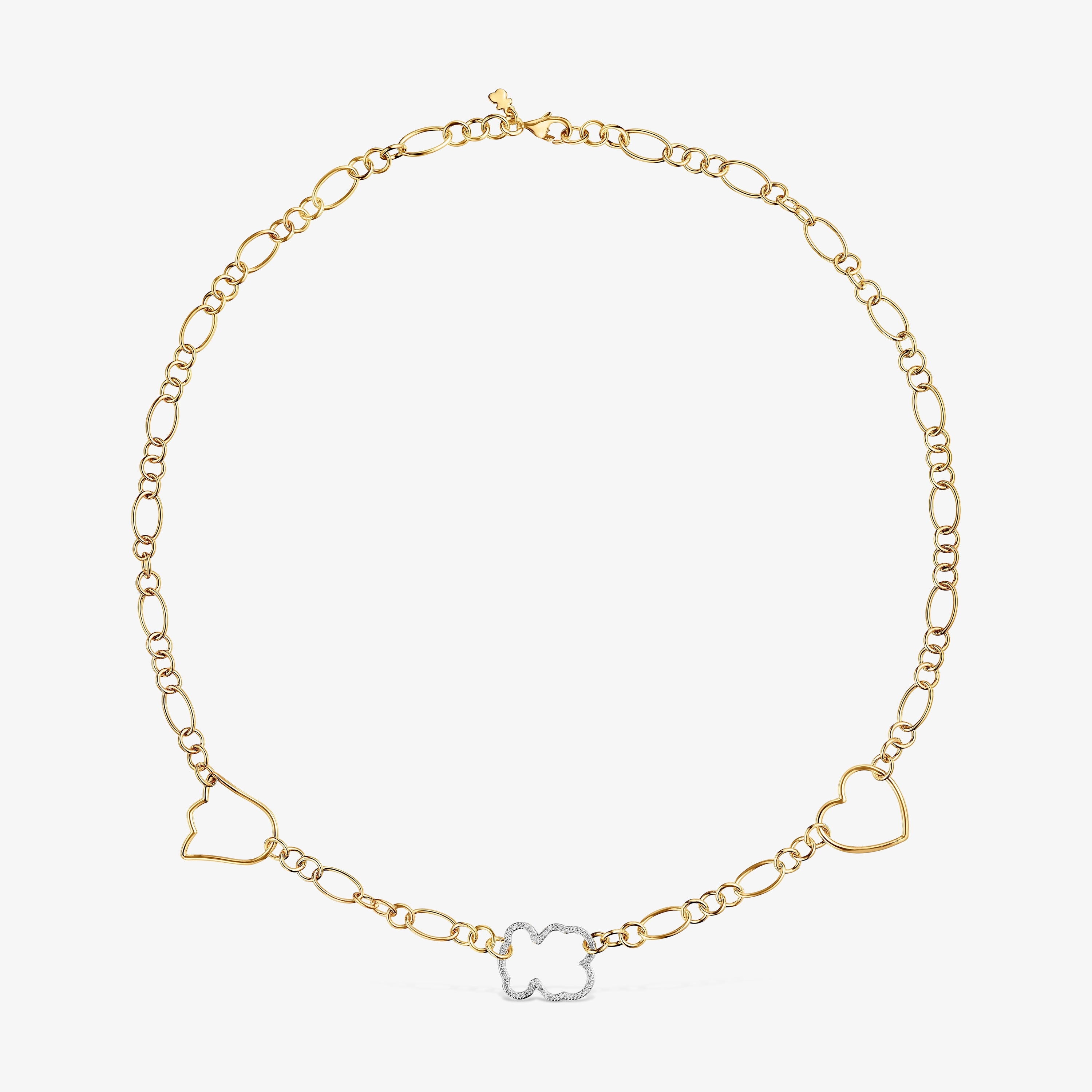 New Silueta two-tone Choker with motifs