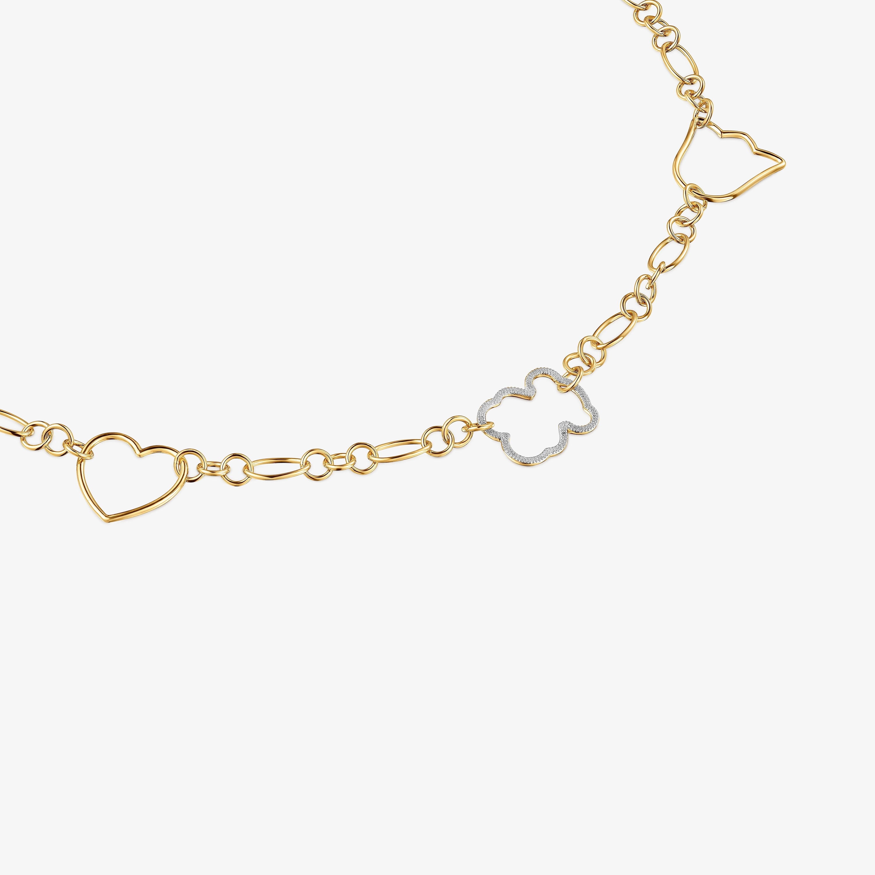 New Silueta two-tone Choker with motifs