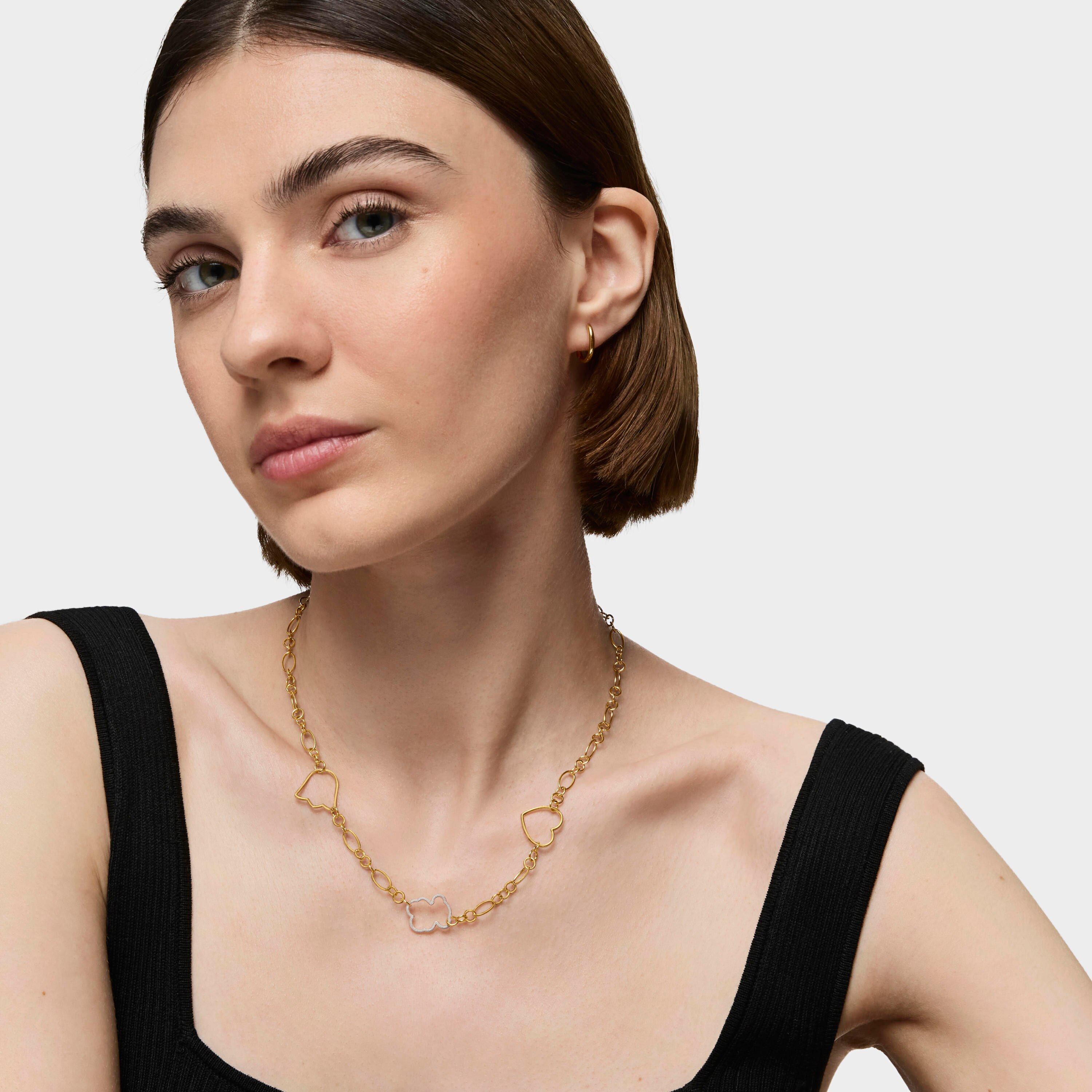 New Silueta two-tone Choker with motifs