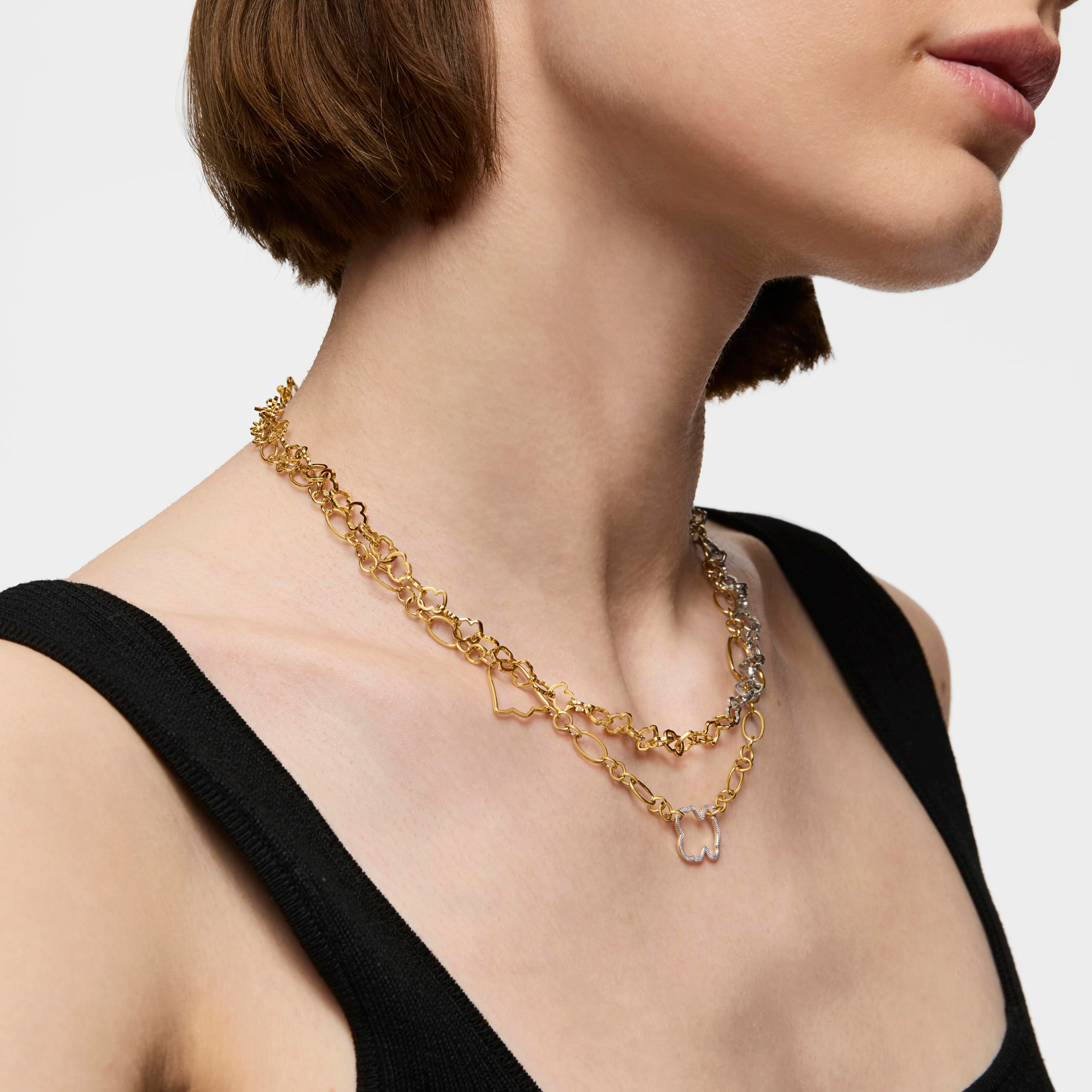 New Silueta two-tone Choker with motifs
