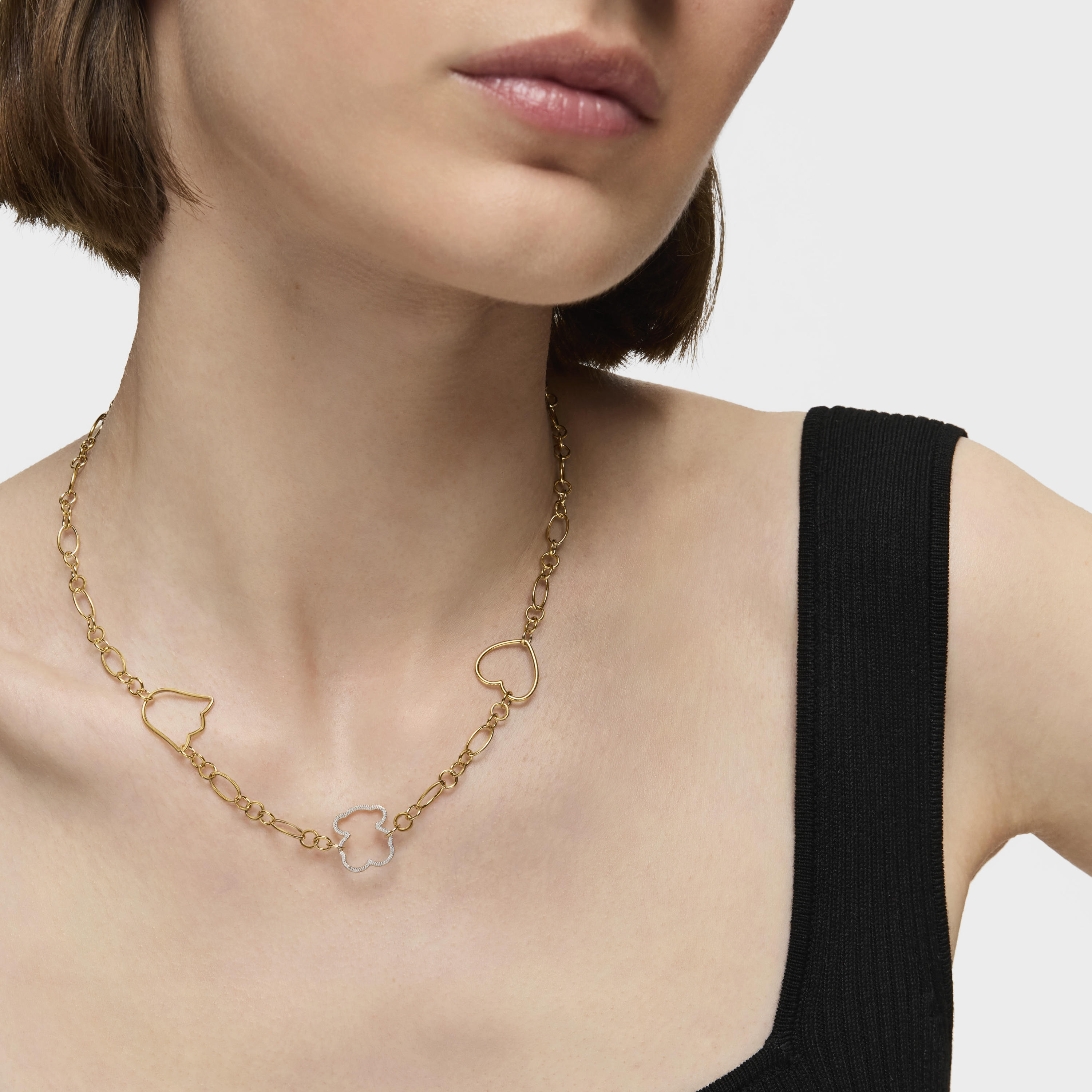 New Silueta two-tone Choker with motifs