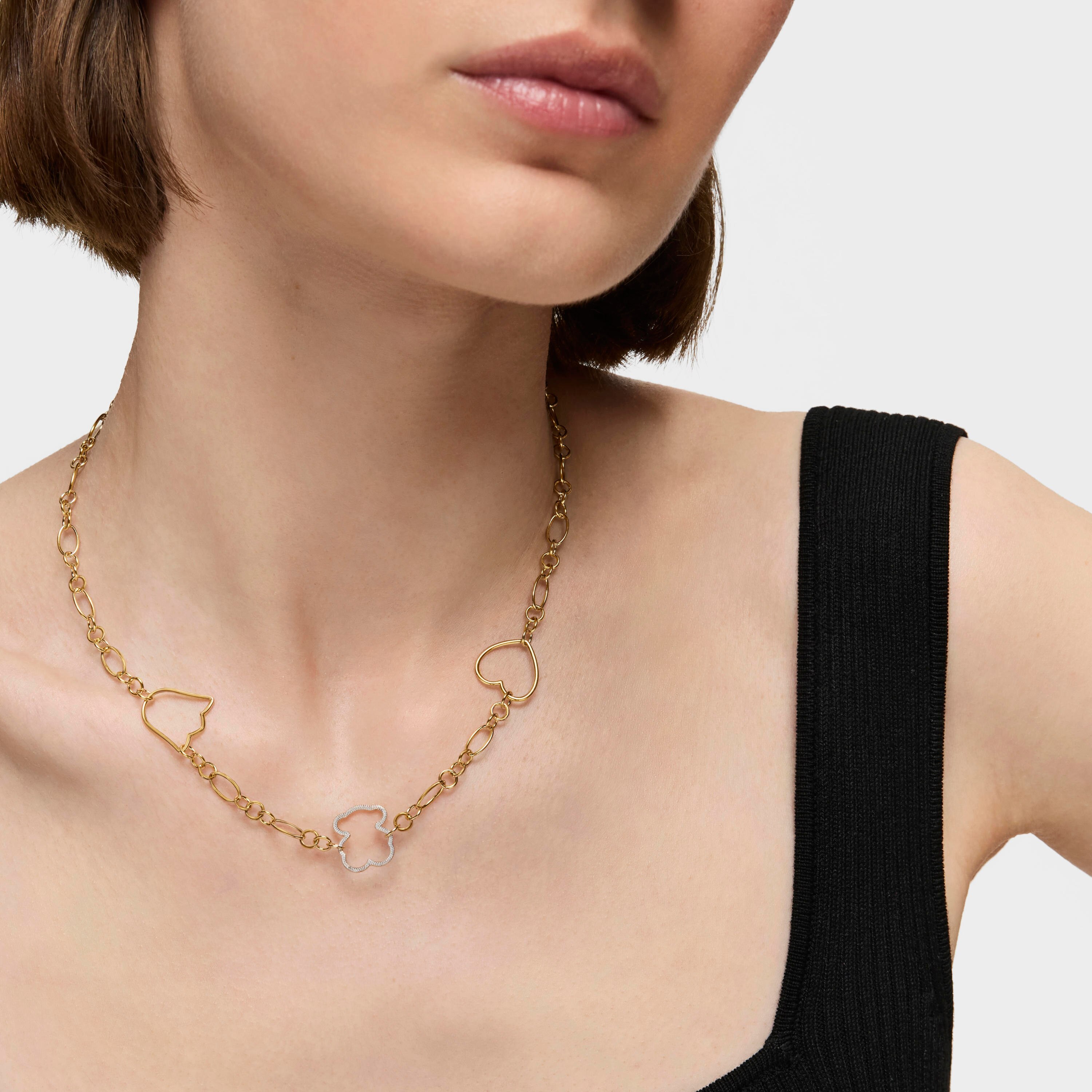 New Silueta two-tone Choker with motifs