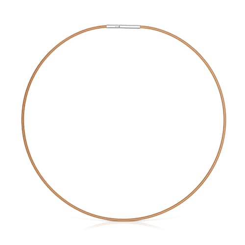 Collar de acero IP naranja 2 mm Mesh Tube