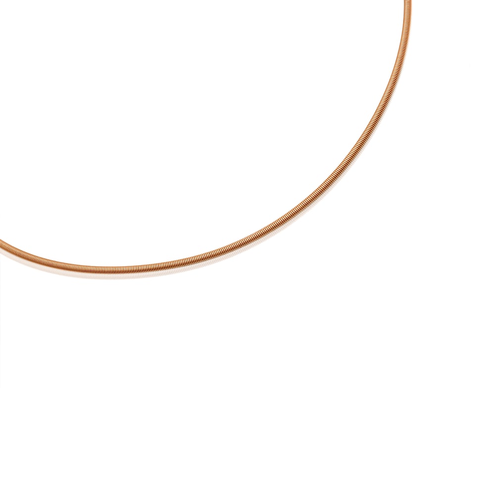 Collar de acero IP naranja 2 mm Mesh Tube image number 1