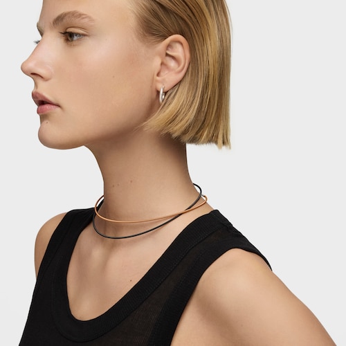 Collar de acero IP naranja 2 mm Mesh Tube