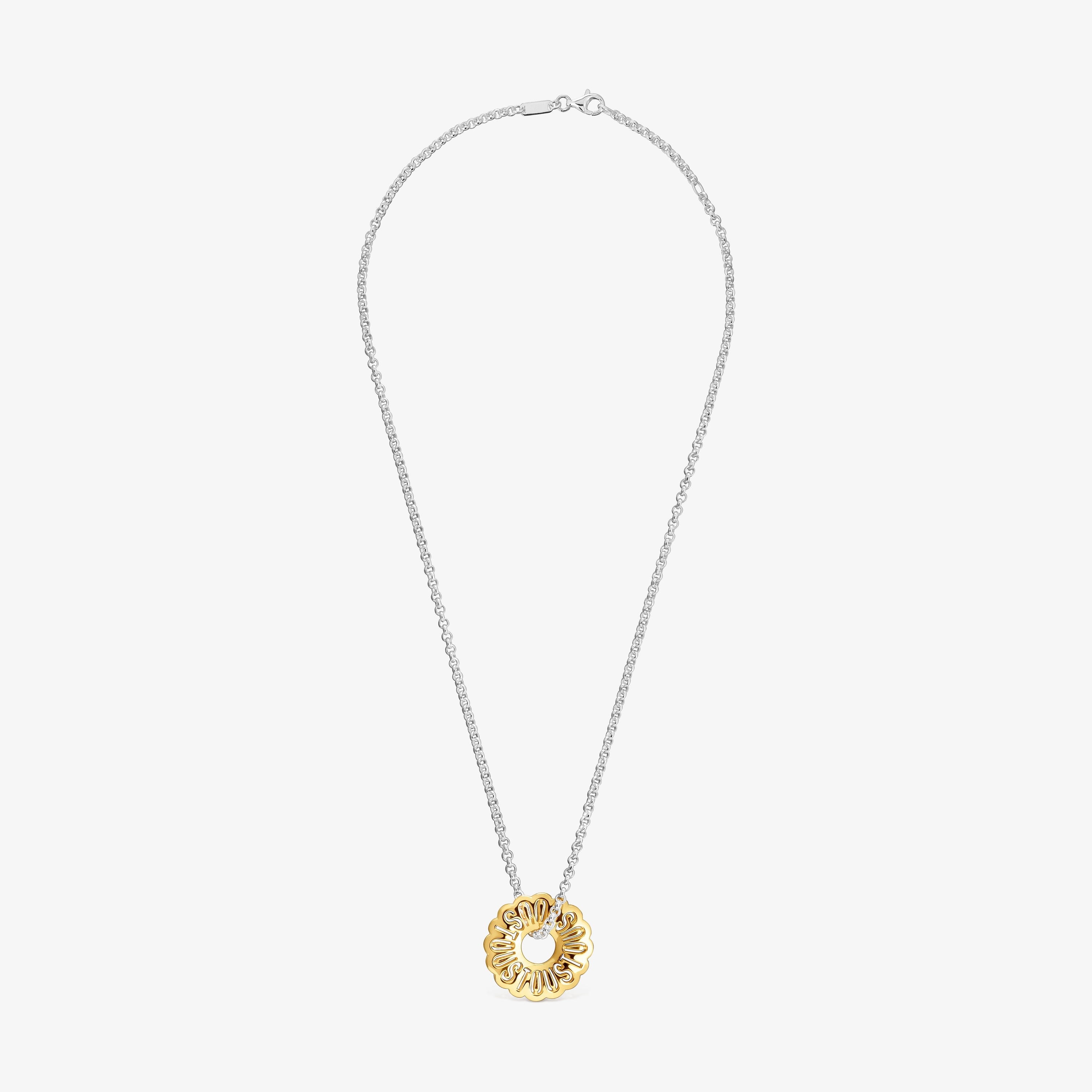 Short two-tone necklace Miranda