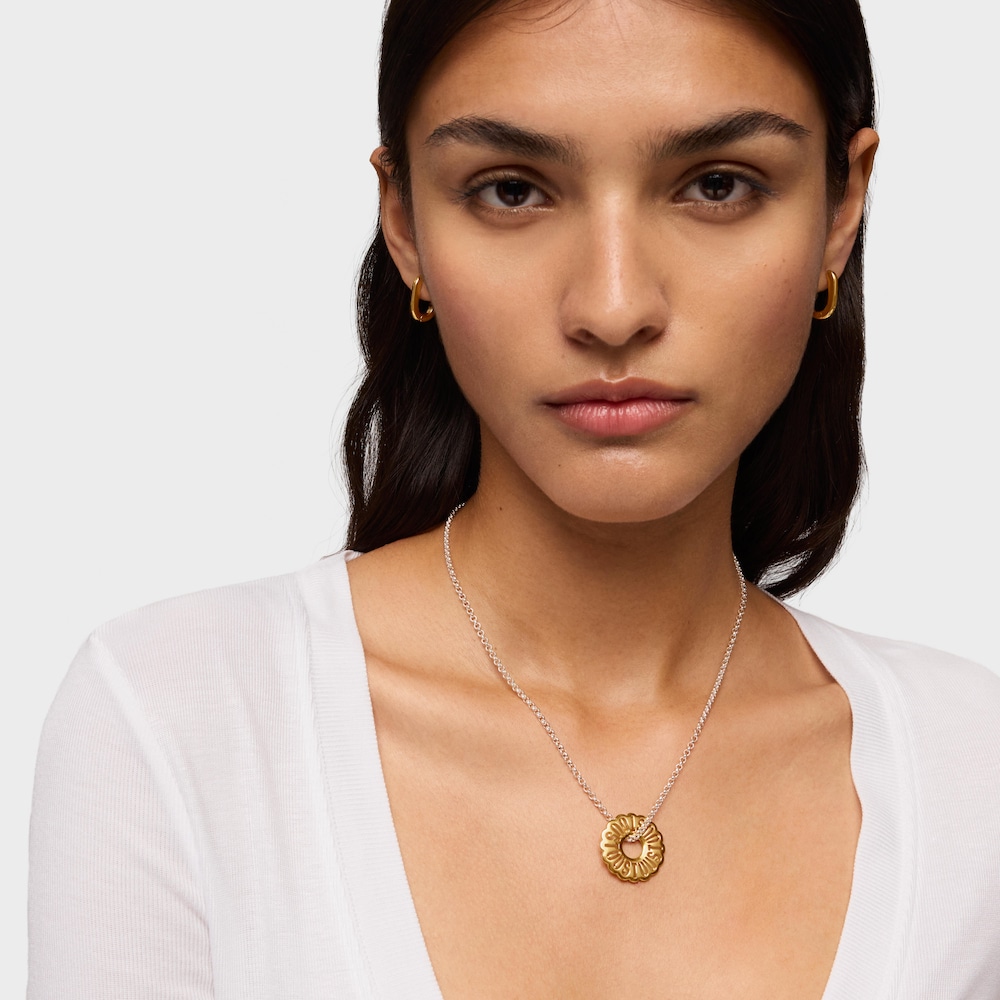 Short two-tone necklace Miranda Short two-tone necklace Miranda