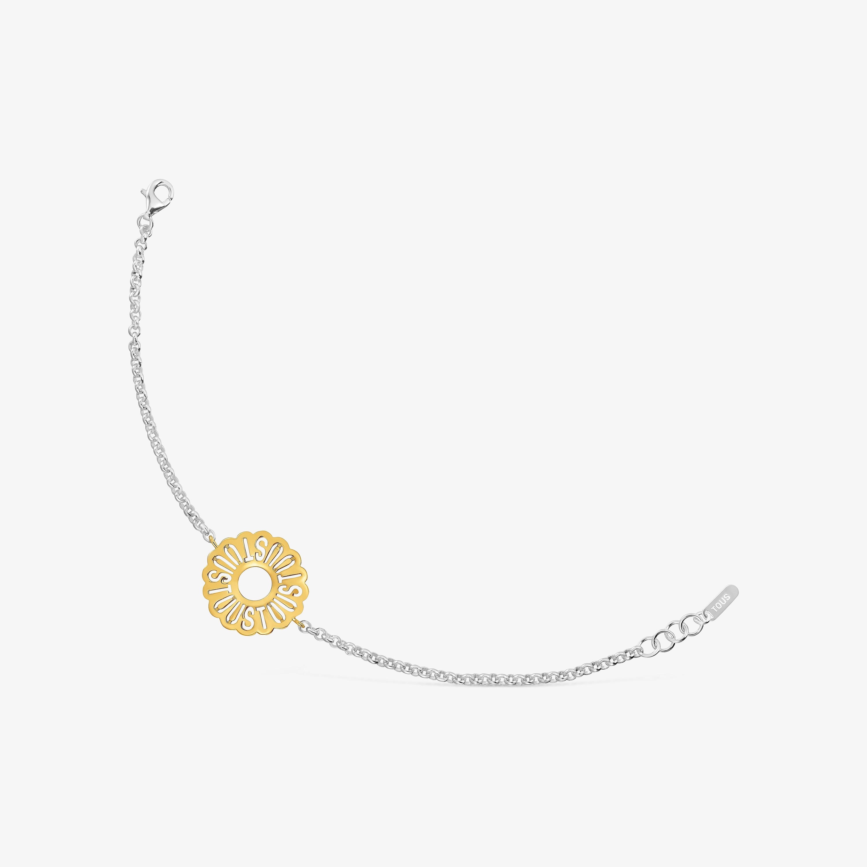 Two-tone chain bracelet Miranda