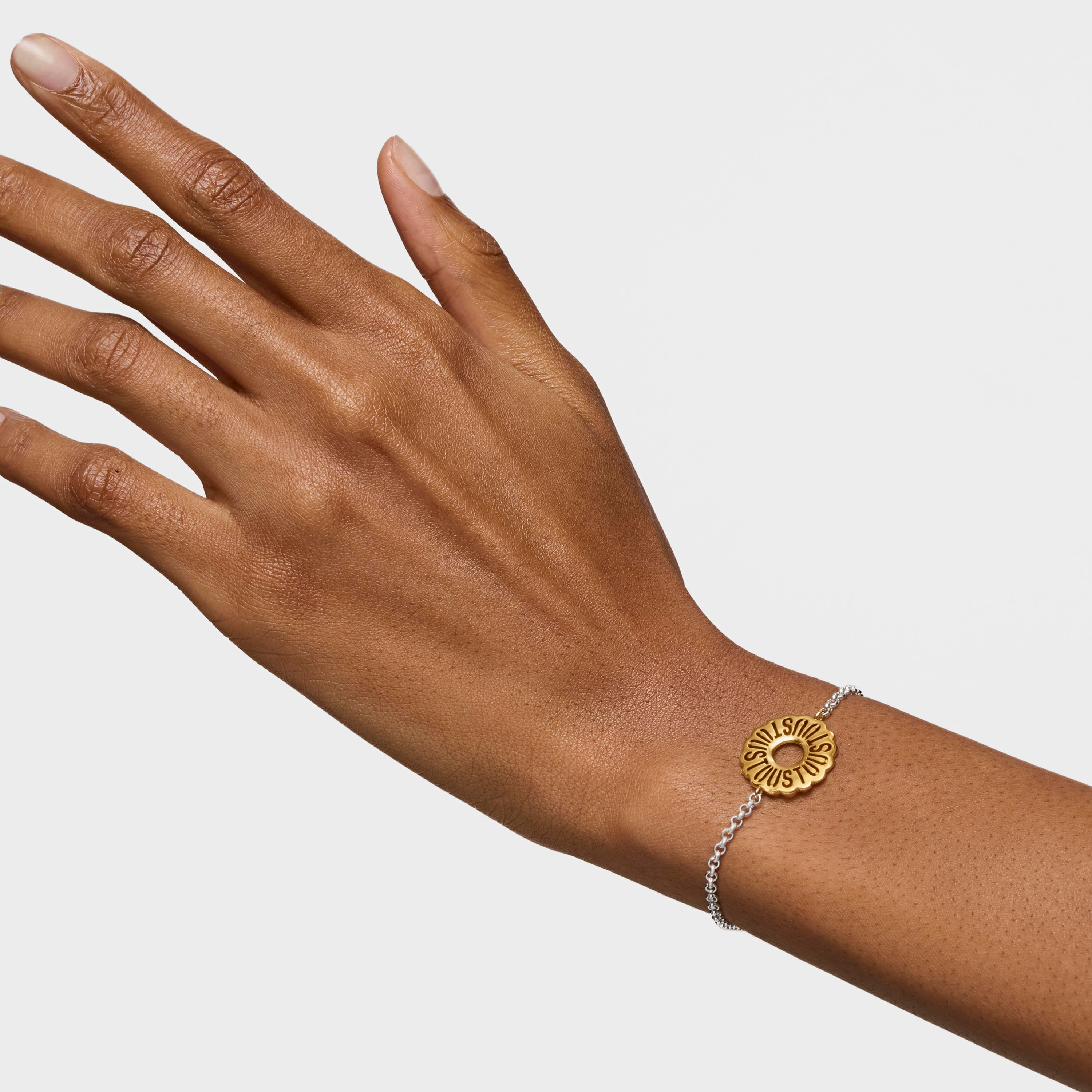 Two-tone chain bracelet Miranda