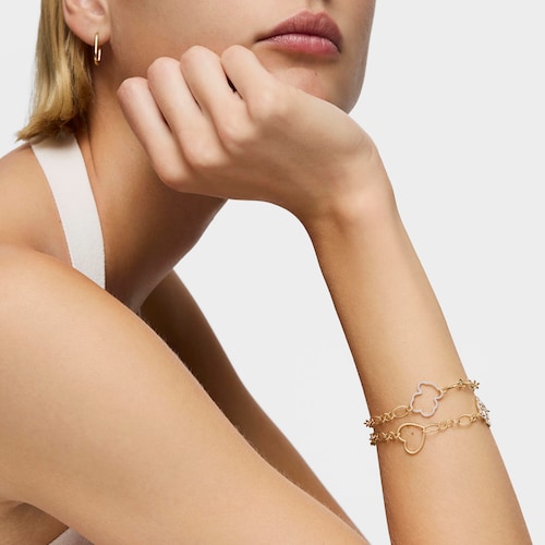 New Silueta two-tone bear chain Bracelet