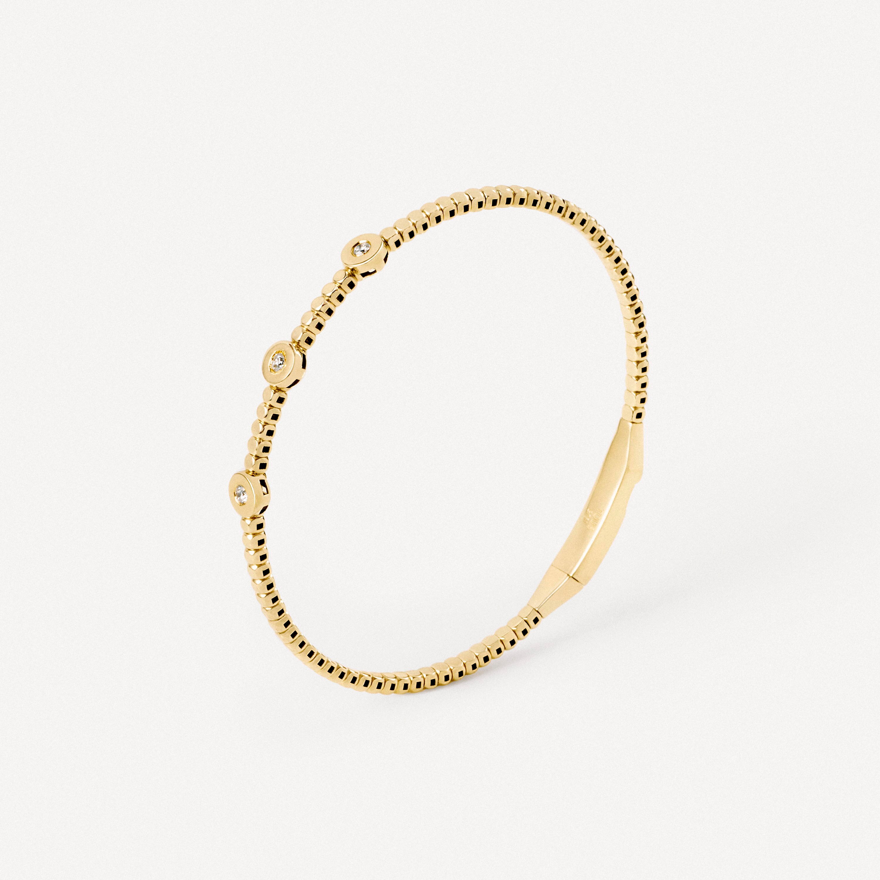 18K solid gold Bracelet with diamond detail TOUS ATELIER