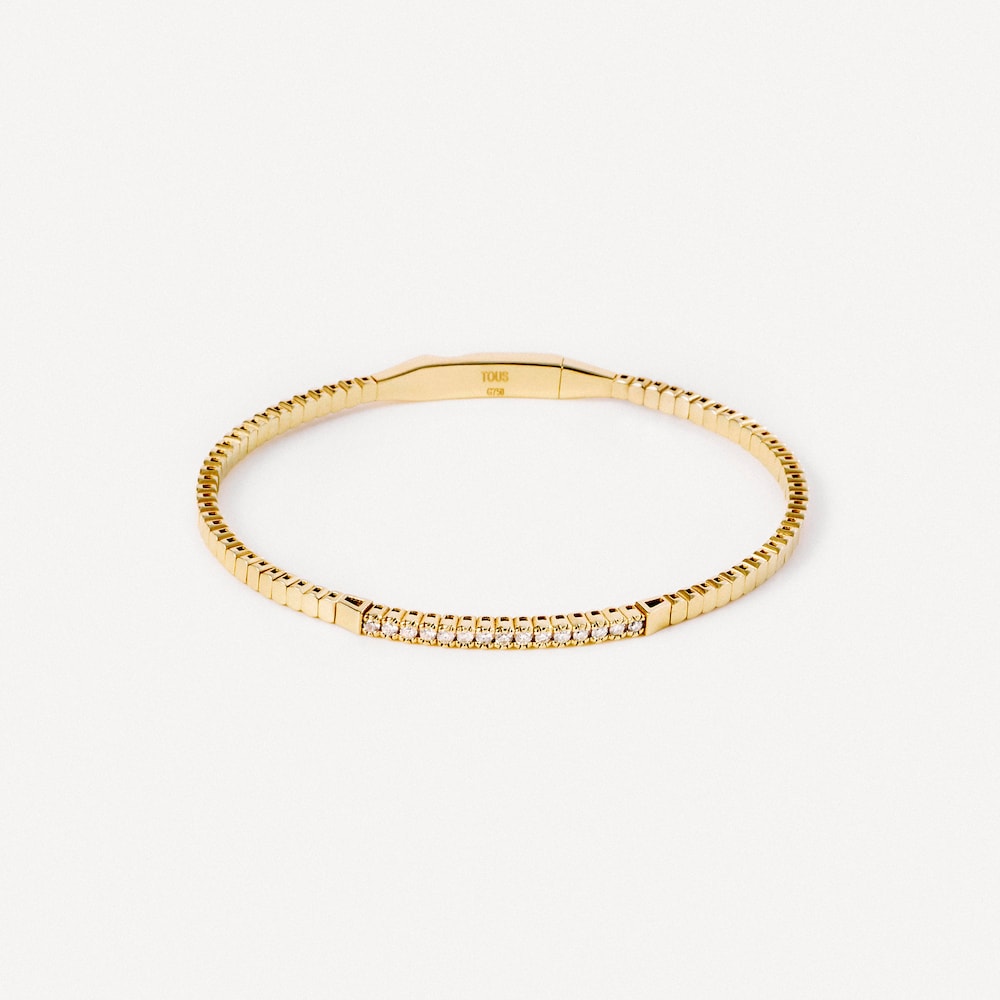 18K solid gold Bracelet with diamonds TOUS&nbsp;ATELIER