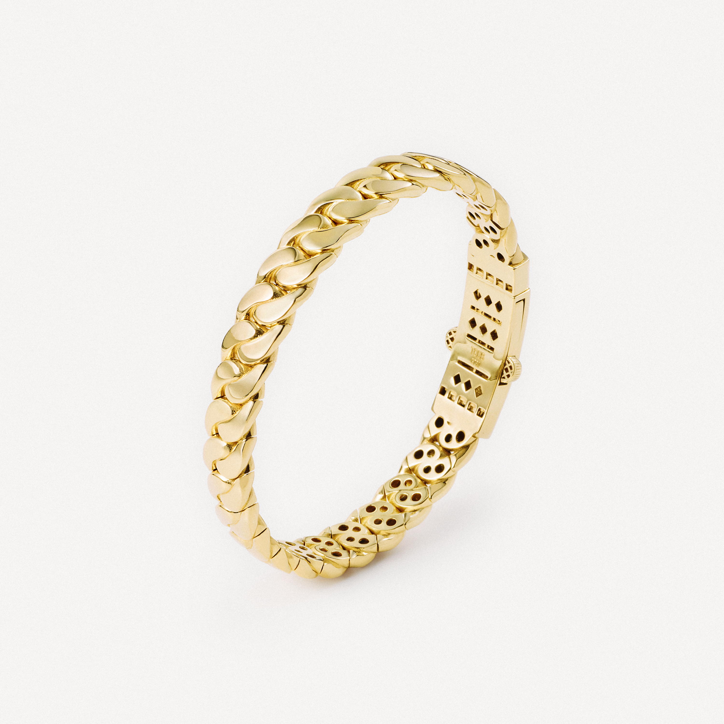 Large 18K solid gold braided Bracelet TOUS ATELIER
