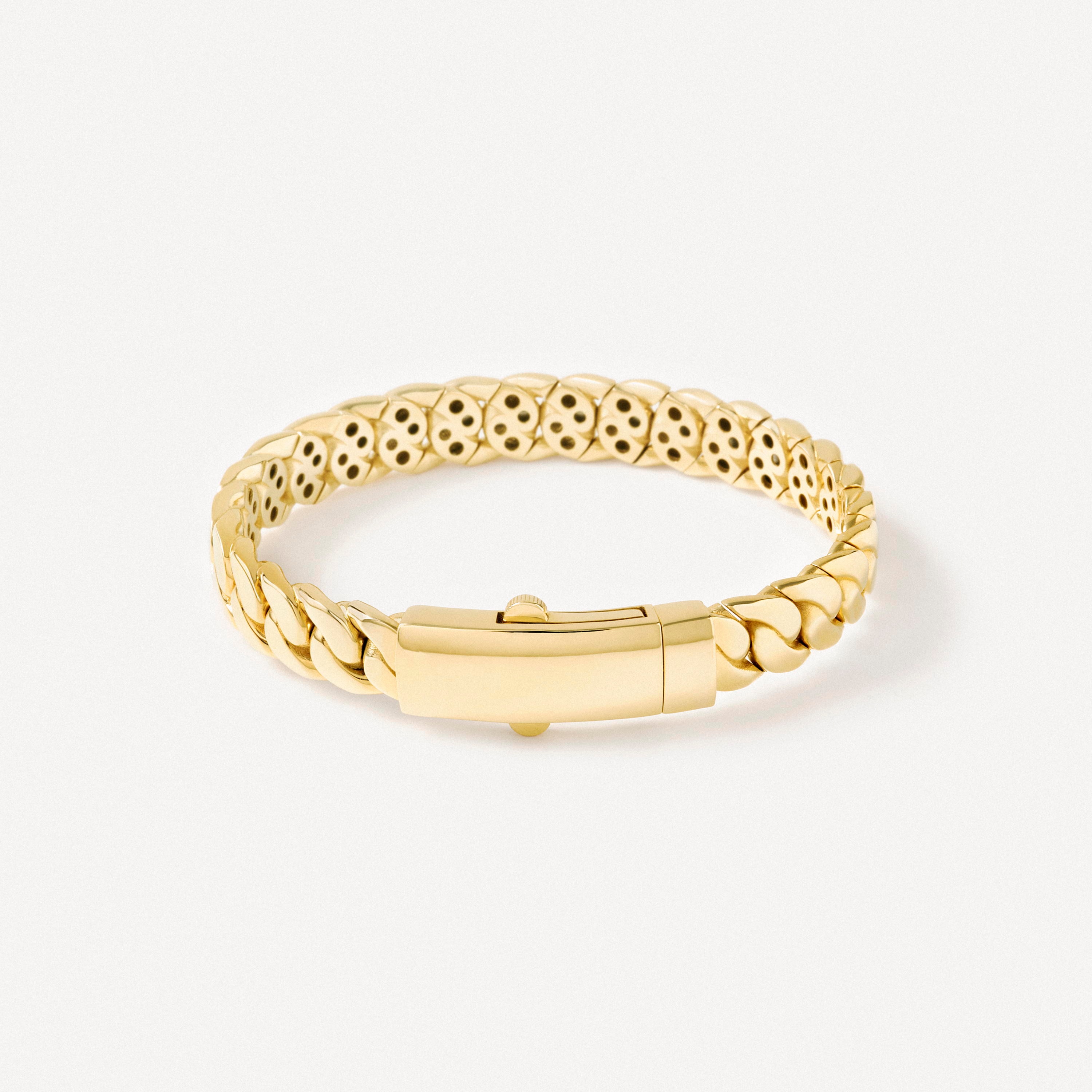 Large 18K solid gold braided Bracelet TOUS ATELIER