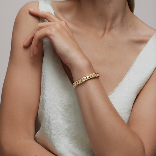 Large gold braided Bracelet TOUS ATELIER