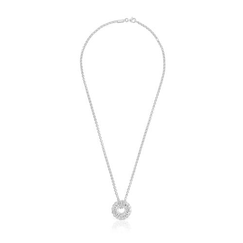 Short silver necklace Miranda
