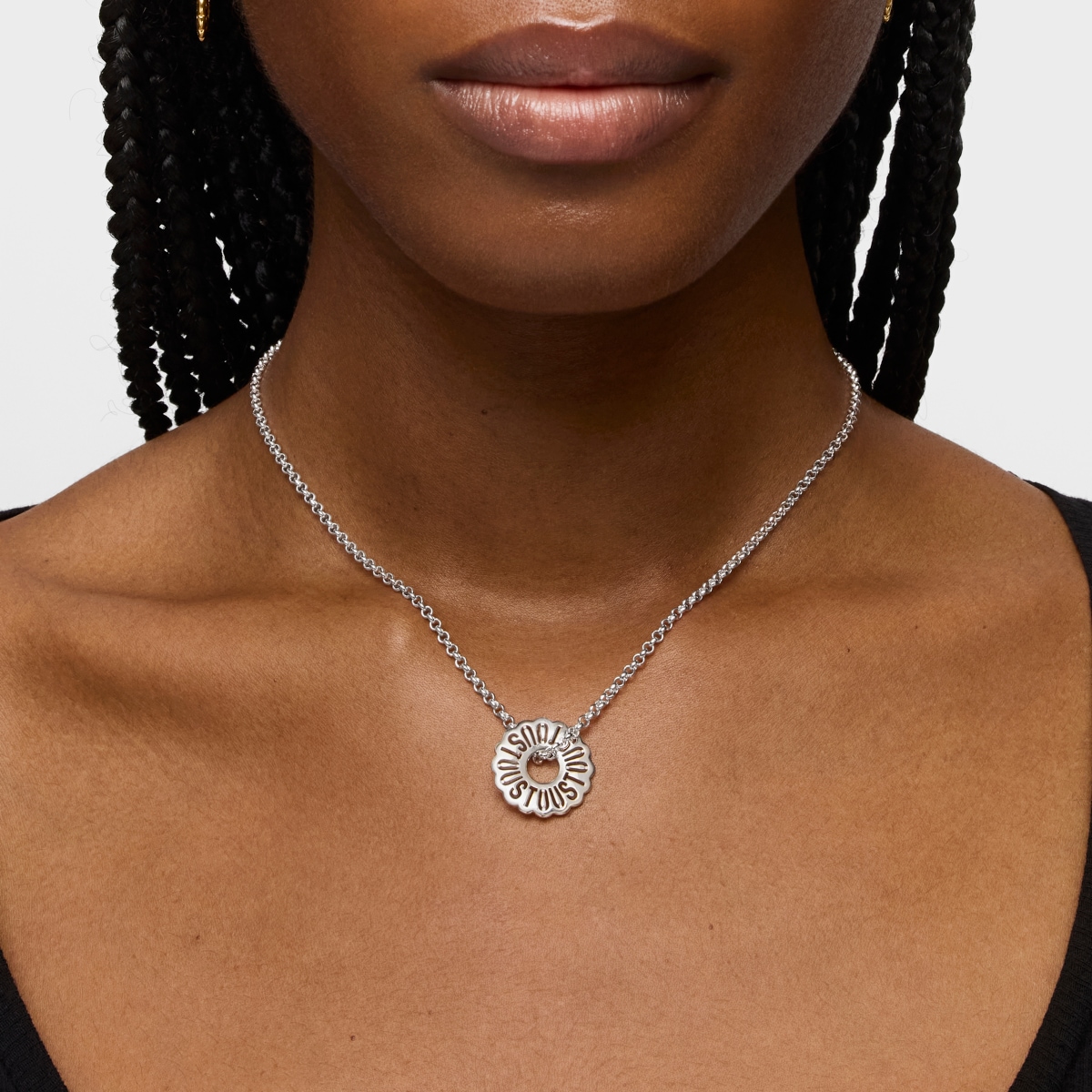 Collar corto de plata Miranda