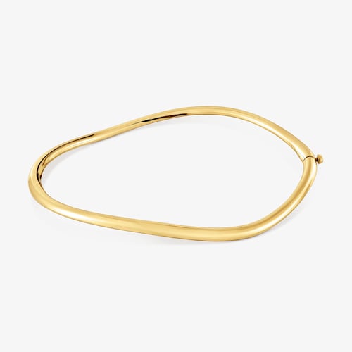 18K solid gold gradient bangle New Hav
