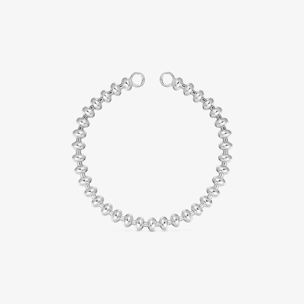 Stř&iacute;brn&yacute; řet&iacute;zkov&yacute; N&aacute;ramek Hold Oval s&nbsp;motivy kuliček