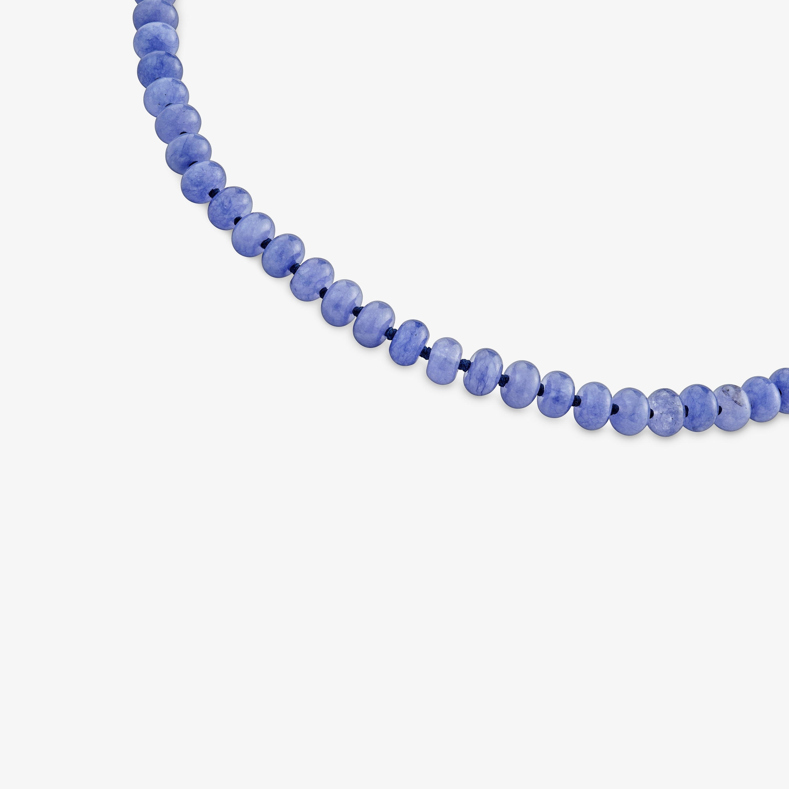 Hold Oval Choker with 18K gold vermeil and blue quartzite