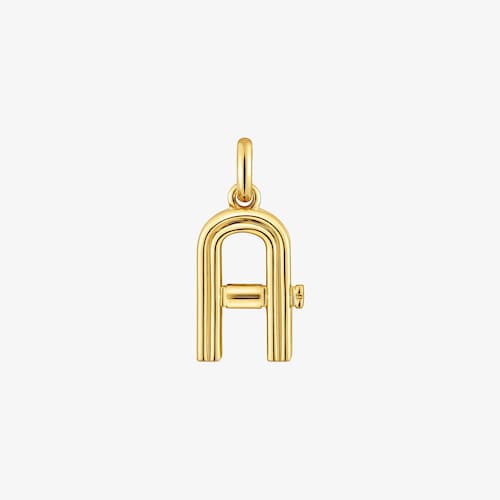 Medium 18K gold vermeil letter A Pendant TOUS Alphabet