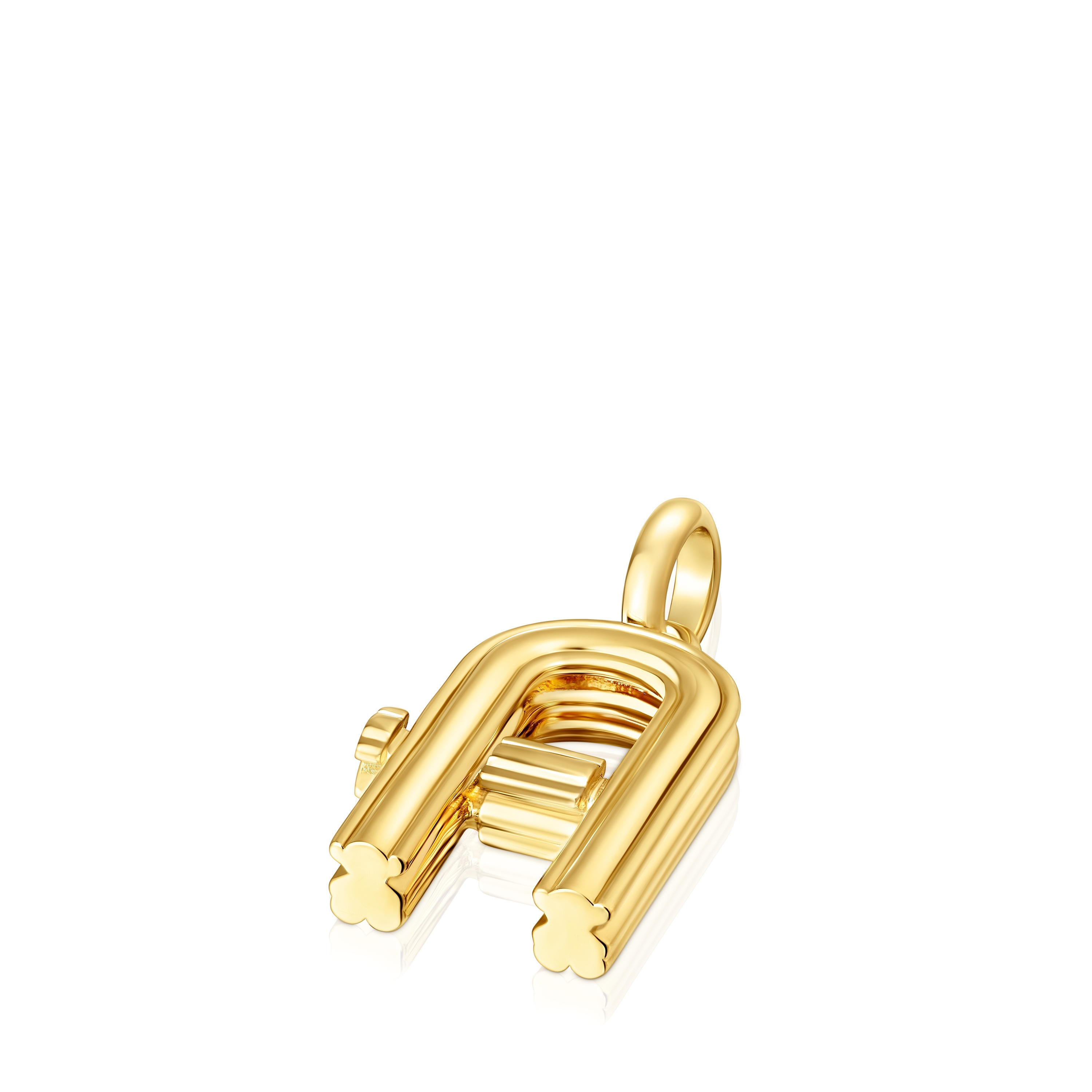 Medium 18kt gold plating over silver letter A Pendant TOUS Alphabet