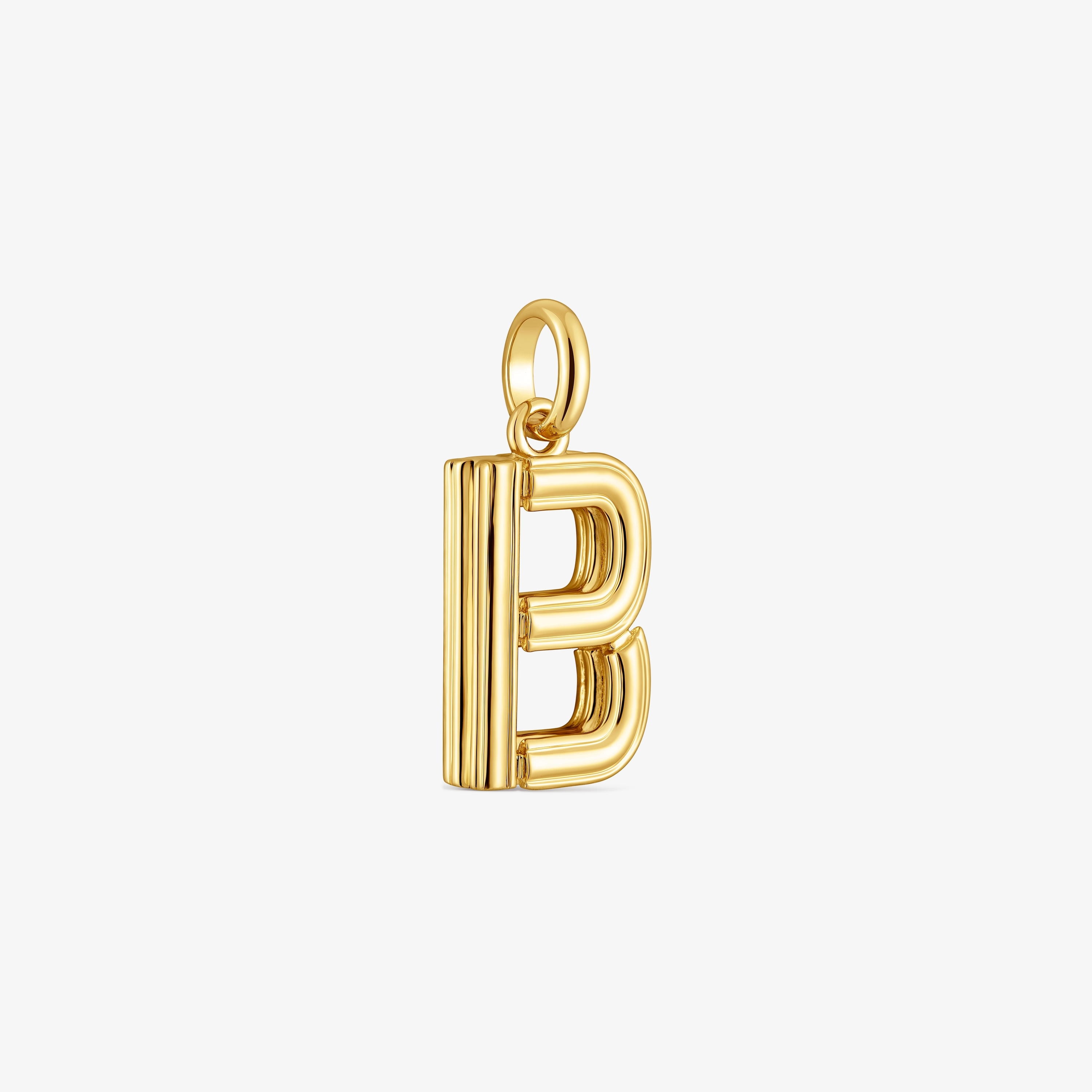 Medium 18K gold vermeil letter B Pendant TOUS Alphabet