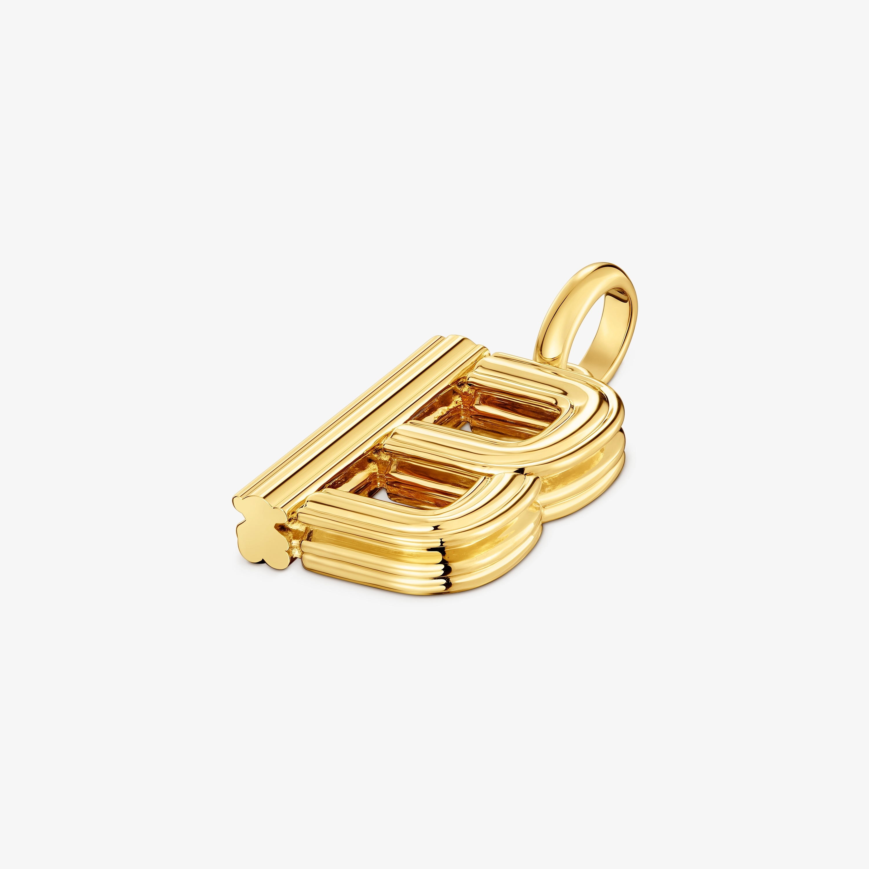 Medium 18K gold vermeil letter B Pendant TOUS Alphabet